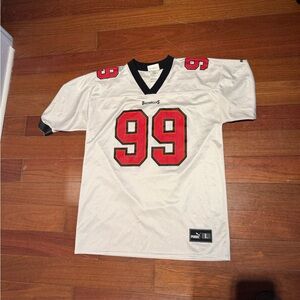 Puma White Jersey with Red Accents